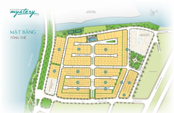 sơ đồ dự án Saigon Mystery Villas Hưng Thịnh