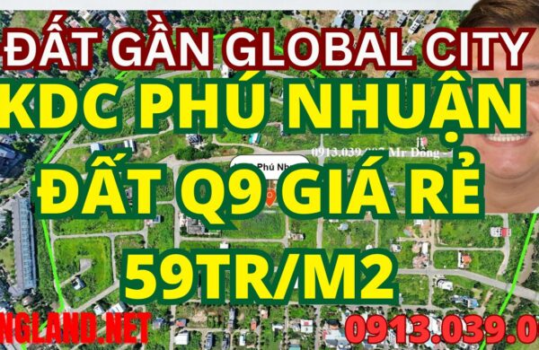 BÁN ĐẤT KDC PHÚ NHUẬN QUẬN 9